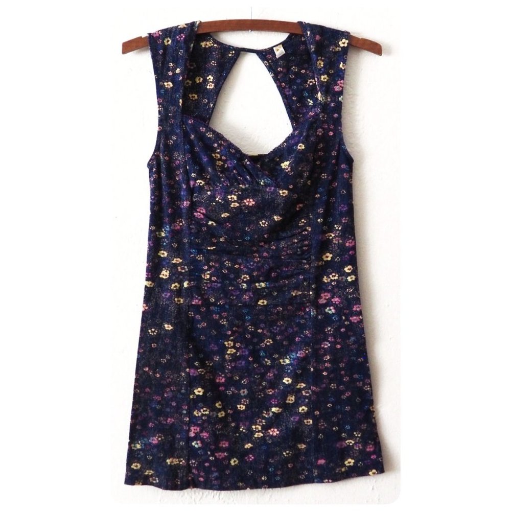 * Free People Floral Mini Dress sz xs